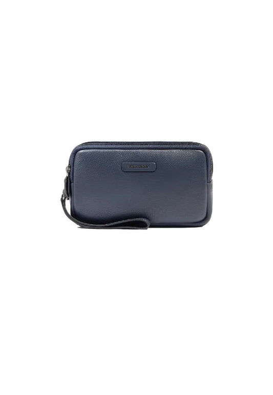 Pochette uomo in pelle a due scomparti