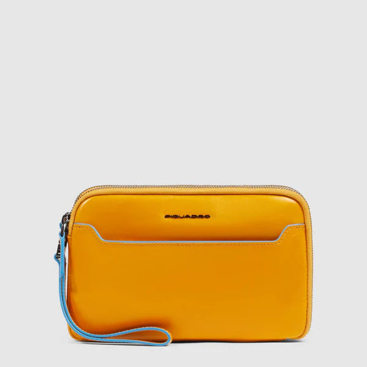 Pochette uomo a tre scomparti