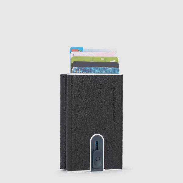 COMPACT WALLET PORTA MONETE CON SLIDING SYSTEM